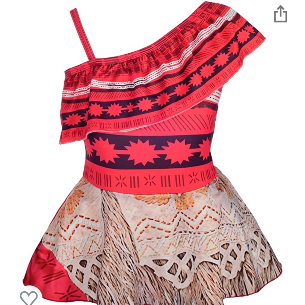 Moana dressy girls swimsuit